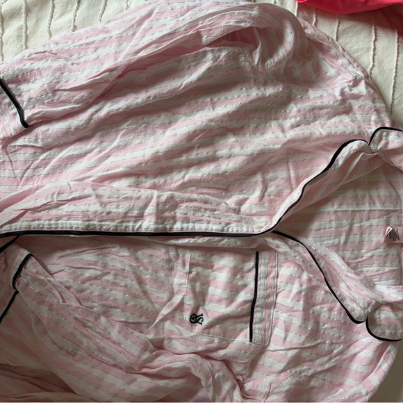 Victoria's Secret Pink and White Striped Loungewear - Picture 3 of 4